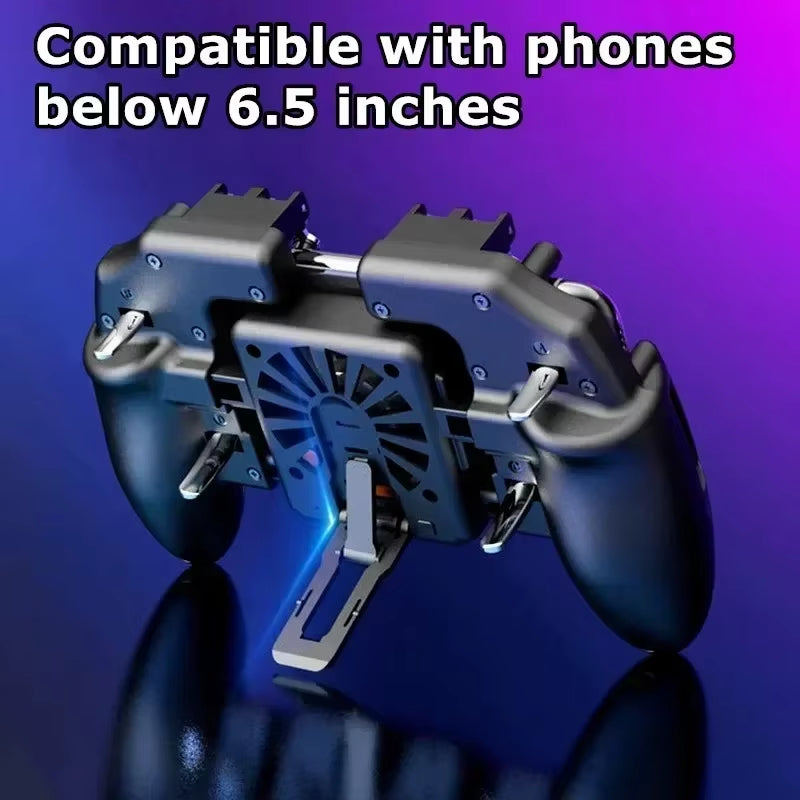 New High Quality Bestselling Gamepad Fingers Control Mobile Phone Game Pad Controller Mobile Radiator for Iphone and Android